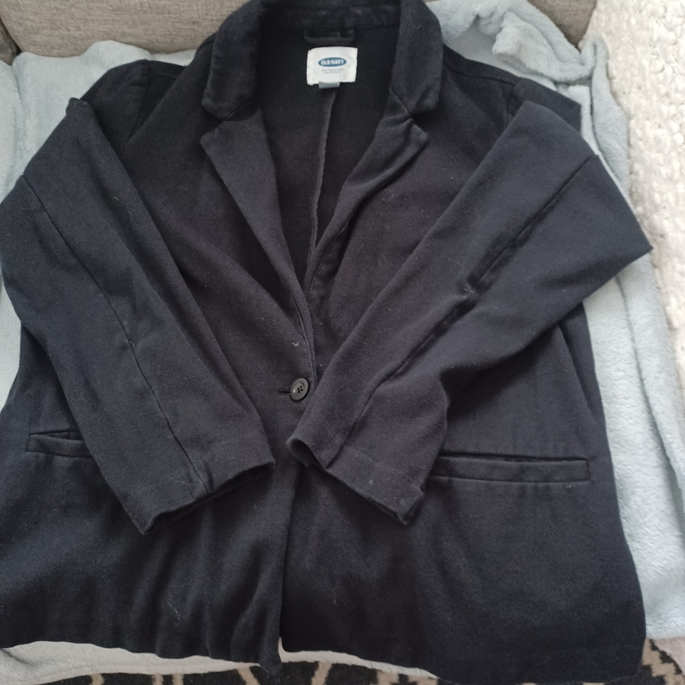 Old navy black blazer large